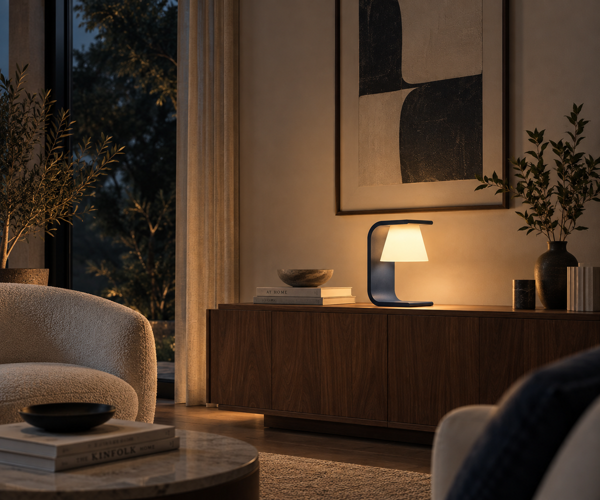 3D Printed PLA Accent Lamp – Design IV