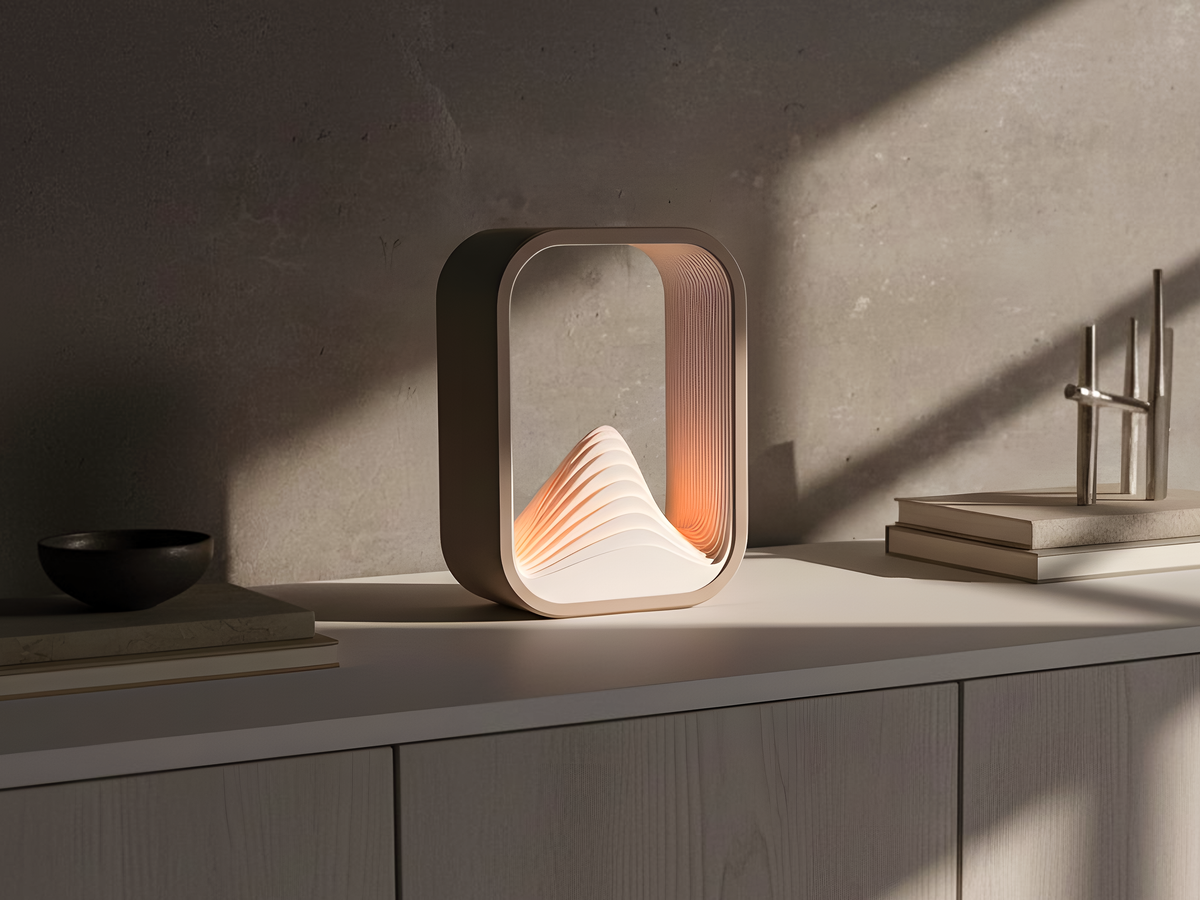 The Wave Lamp – 3D Printed PLA Accent Lamp