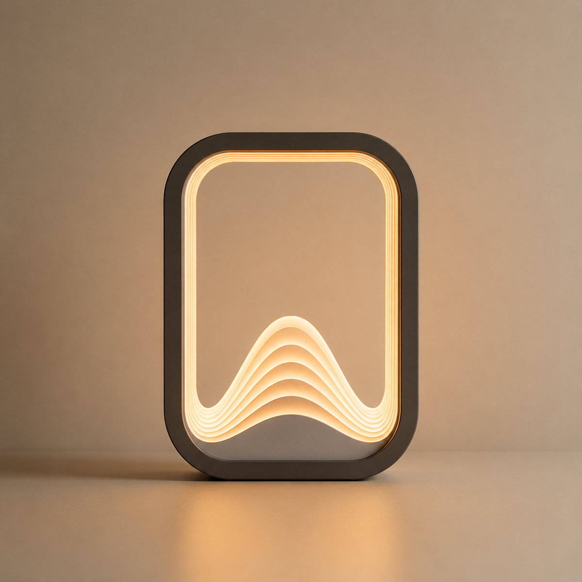 The Wave Lamp – 3D Printed PLA Accent Lamp