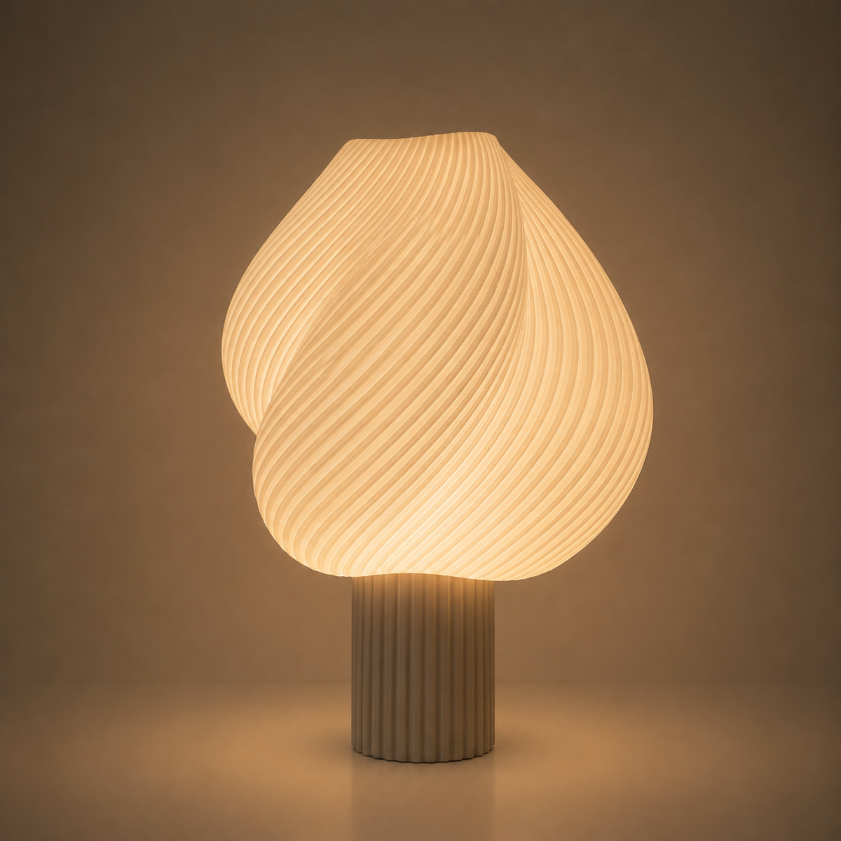 3D Printed PLA Accent Lamp – Design II